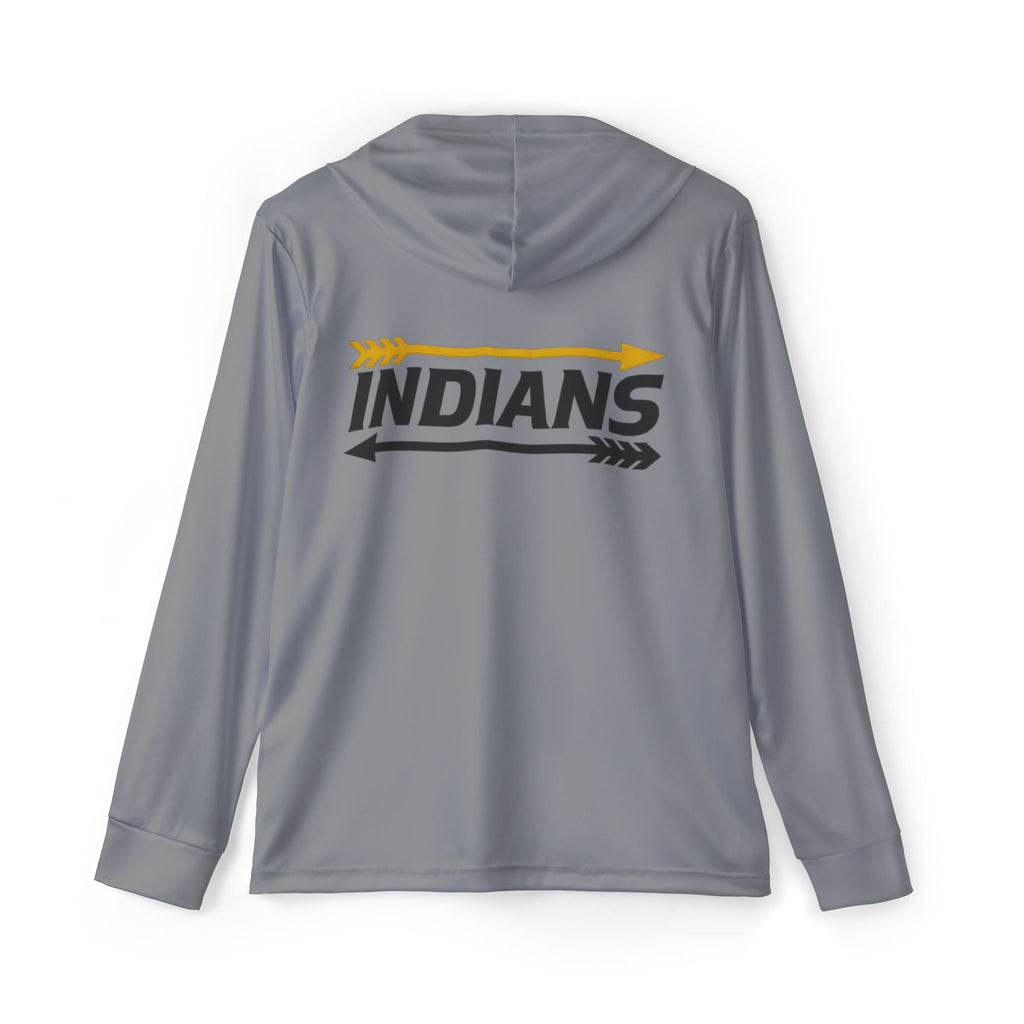 Grey Indians Arrow Performance Warmup Hoodie