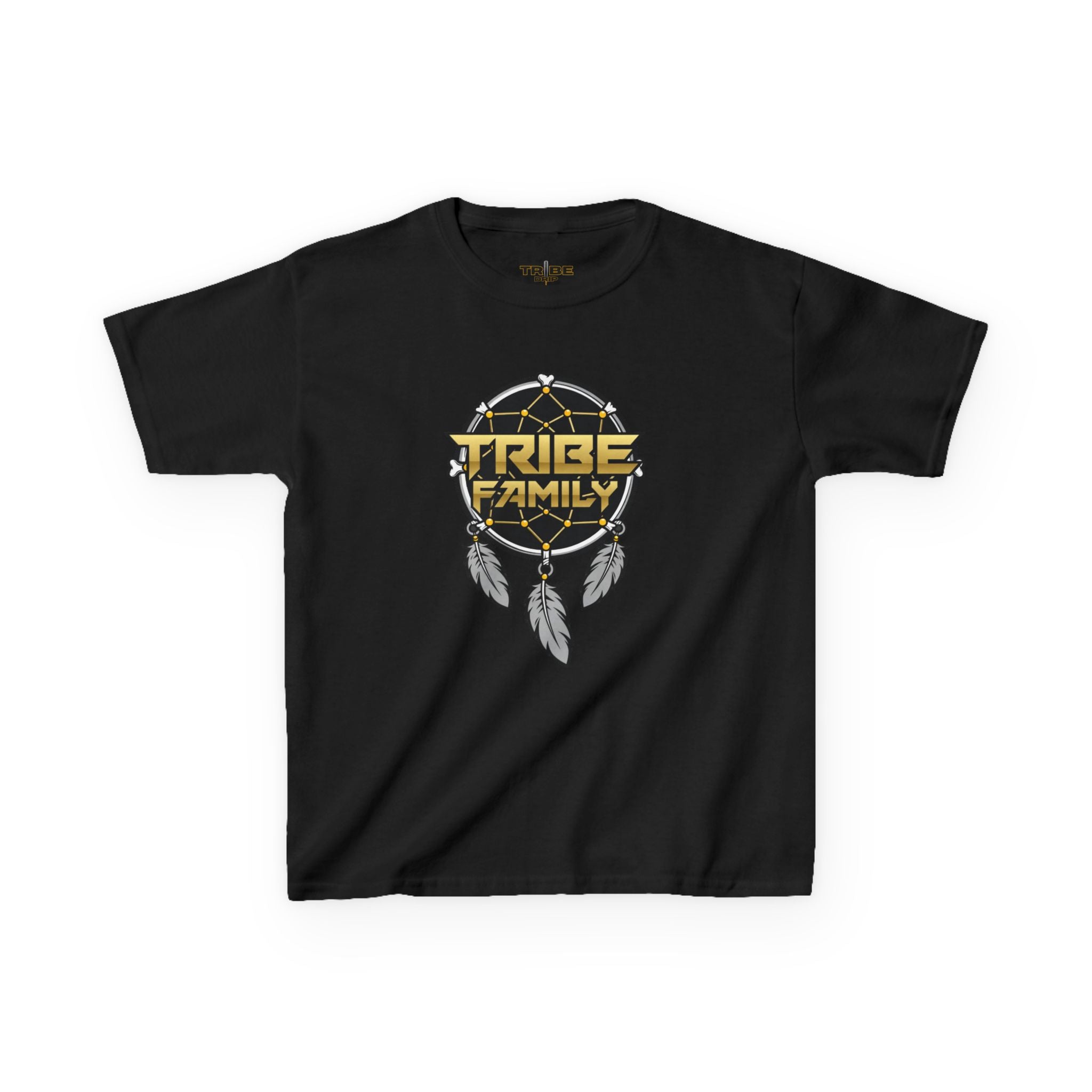 Kids Tee — "Tribe Family" Dreamcatcher Graphic