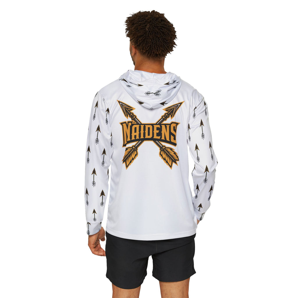 White 'STX' Front & 'Maidens' Arrow Back Athletic Pullover