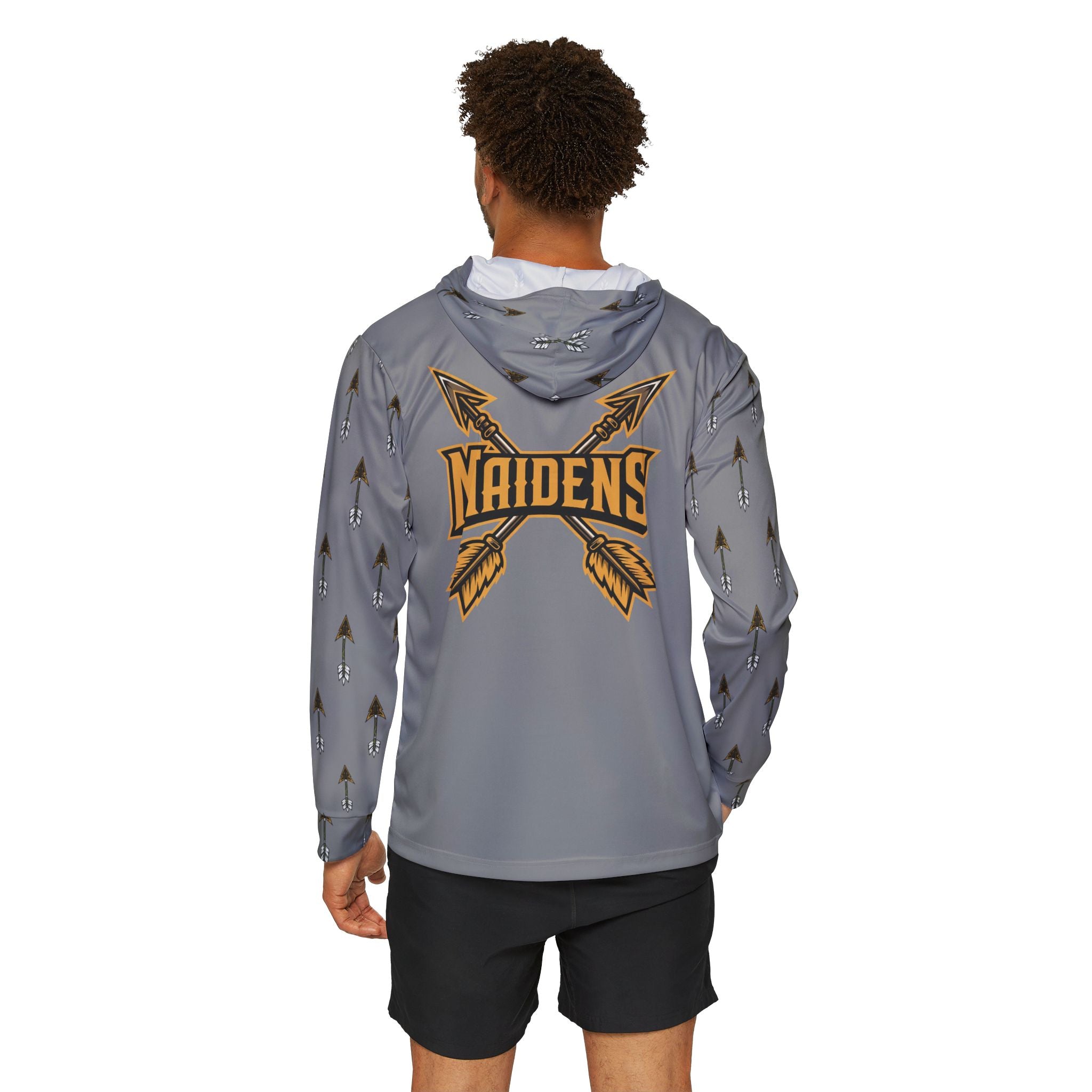 Grey 'STX' Front & 'Maidens' Arrow Back Athletic Pullover