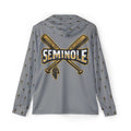 Grey Seminole Baseball Tribe Sports Warmup Hoodie