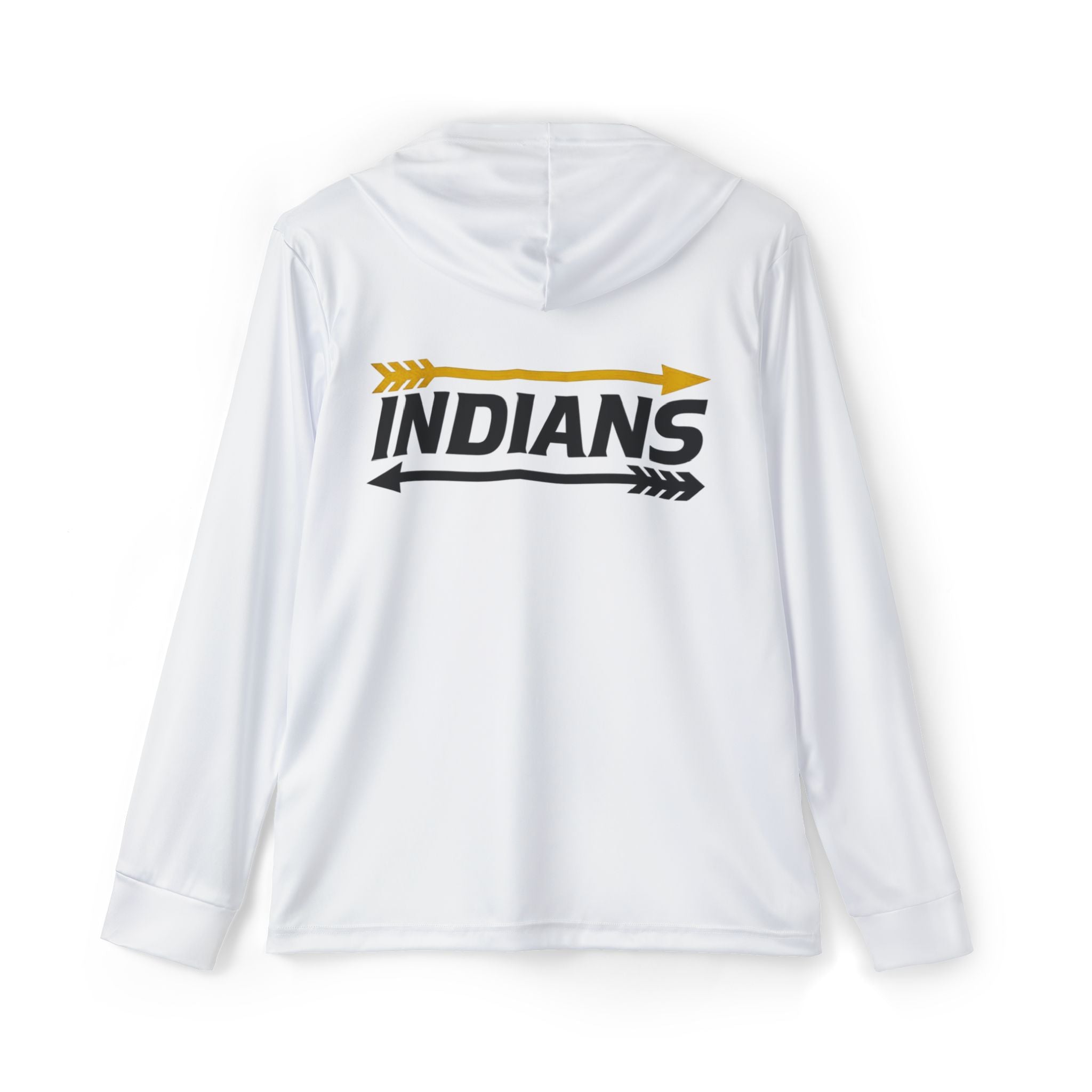 White Indians Arrow Performance Warmup Hoodie