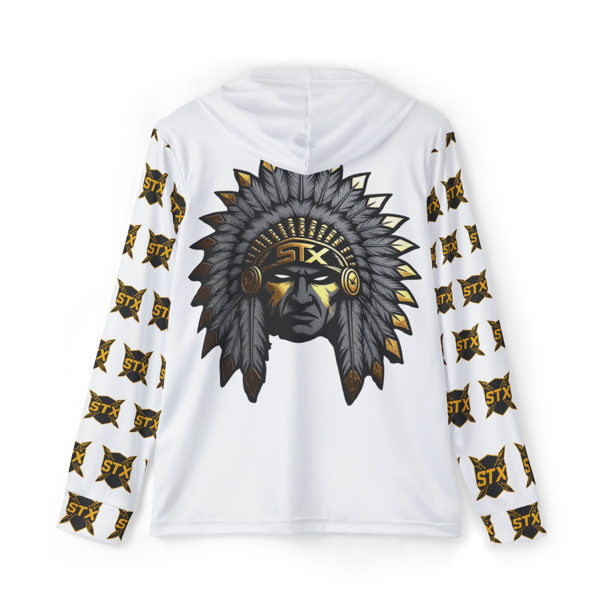 STX Tribal Logo Hoodie — Men's Sports Warmup Performance Hoodie