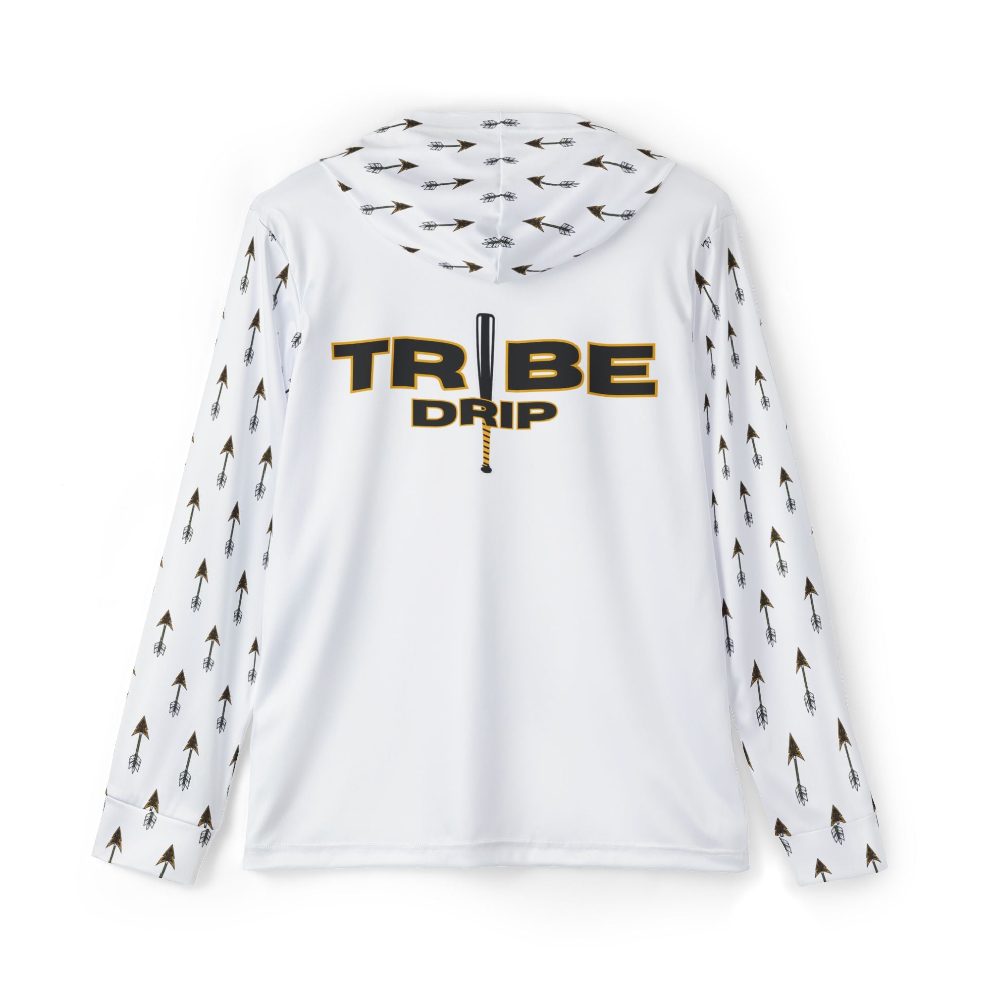 White Tribe Drip Athletic Hoodie — Men’s Sports Warmup Pullover