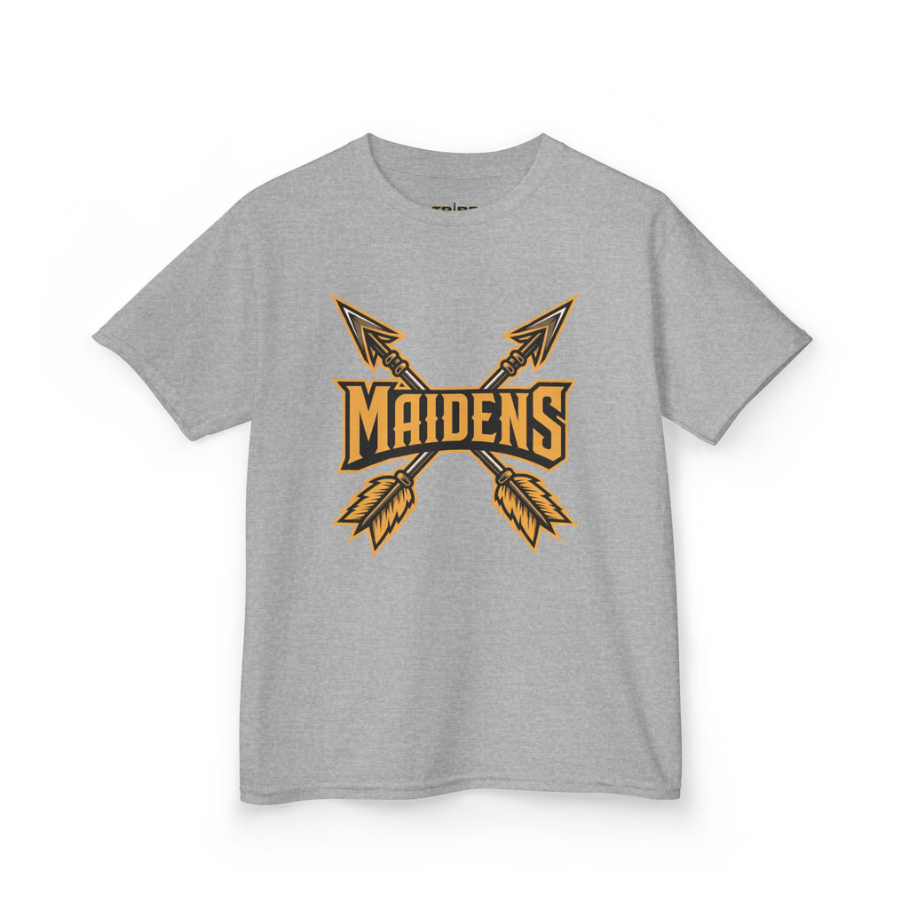 Kids 'Maidens' Arrow Logo Tee — Youth Vintage Athletic Shirt