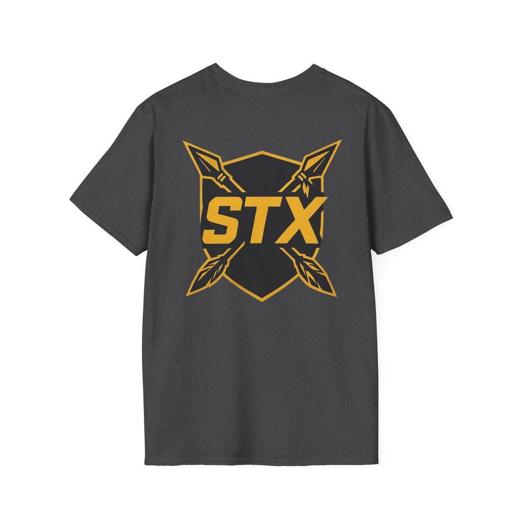STX Shield T-Shirt — Lacrosse Spear Logo Athletic Tee