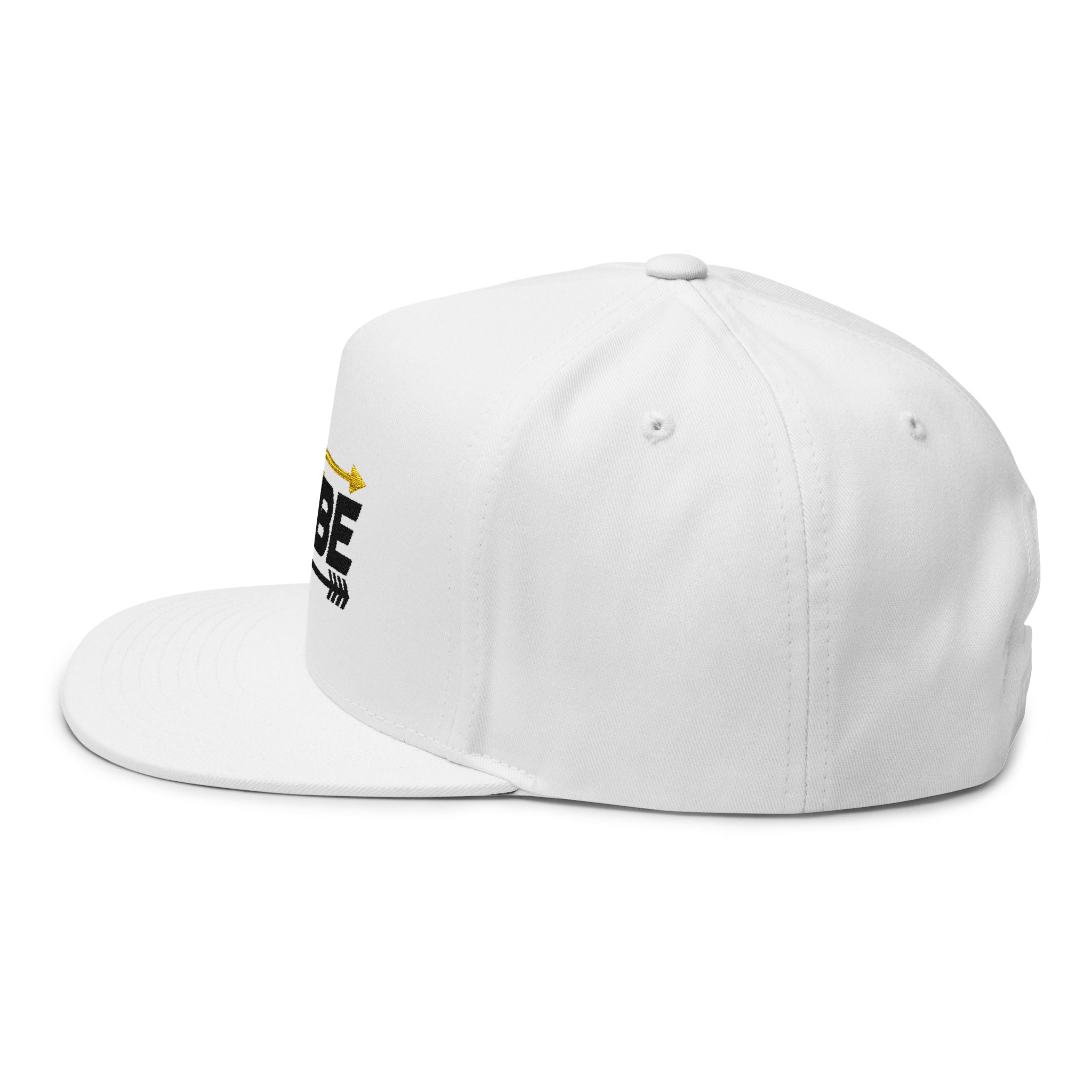 'TRIBE' Flat Bill Cap – Arrow Graphic Snapback Hat