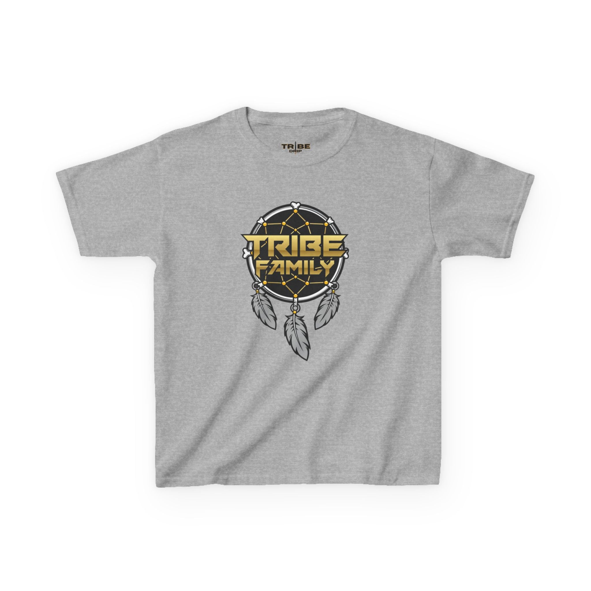 Kids Tee — "Tribe Family" Dreamcatcher Graphic