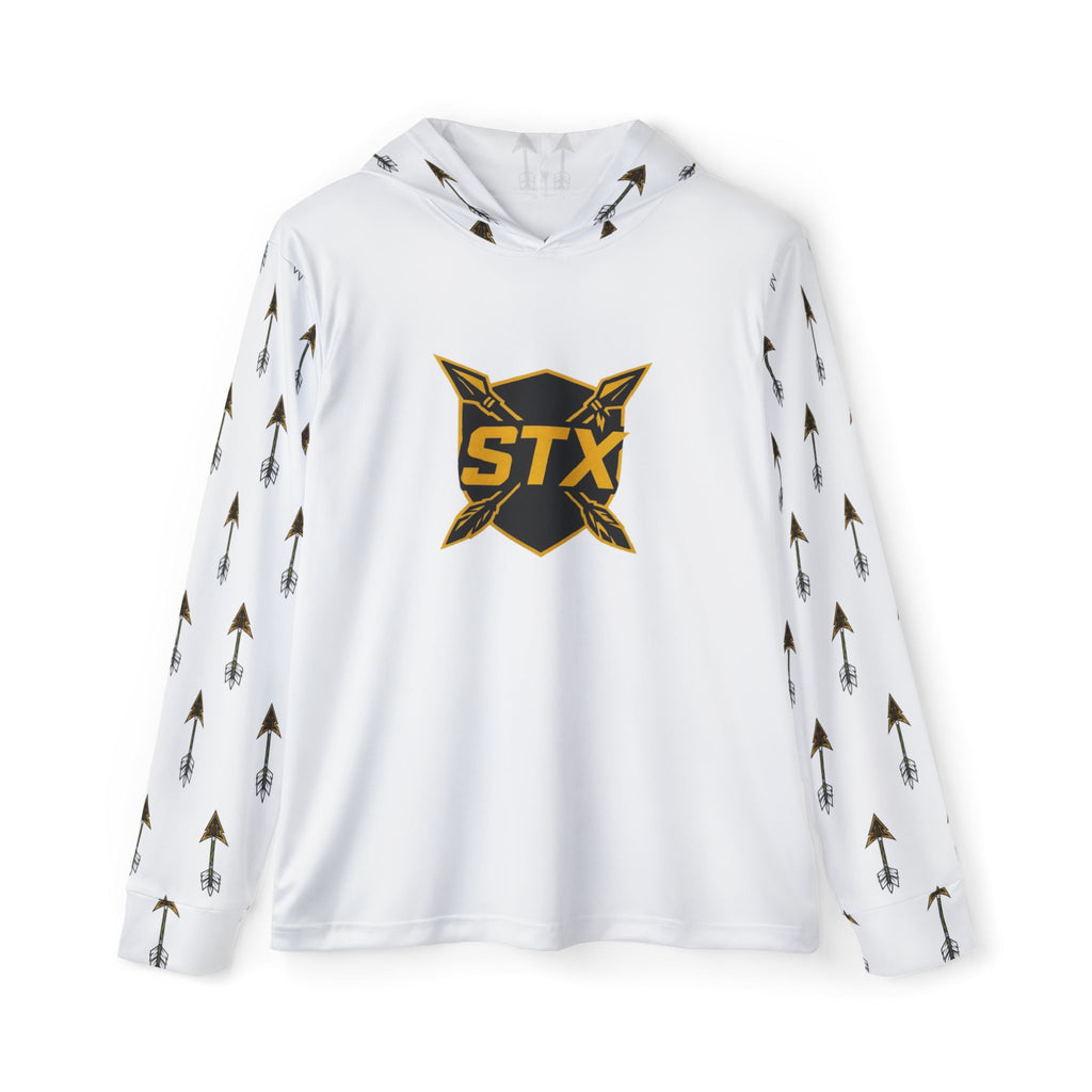 White 'STX' Front & 'Maidens' Arrow Back Athletic Pullover