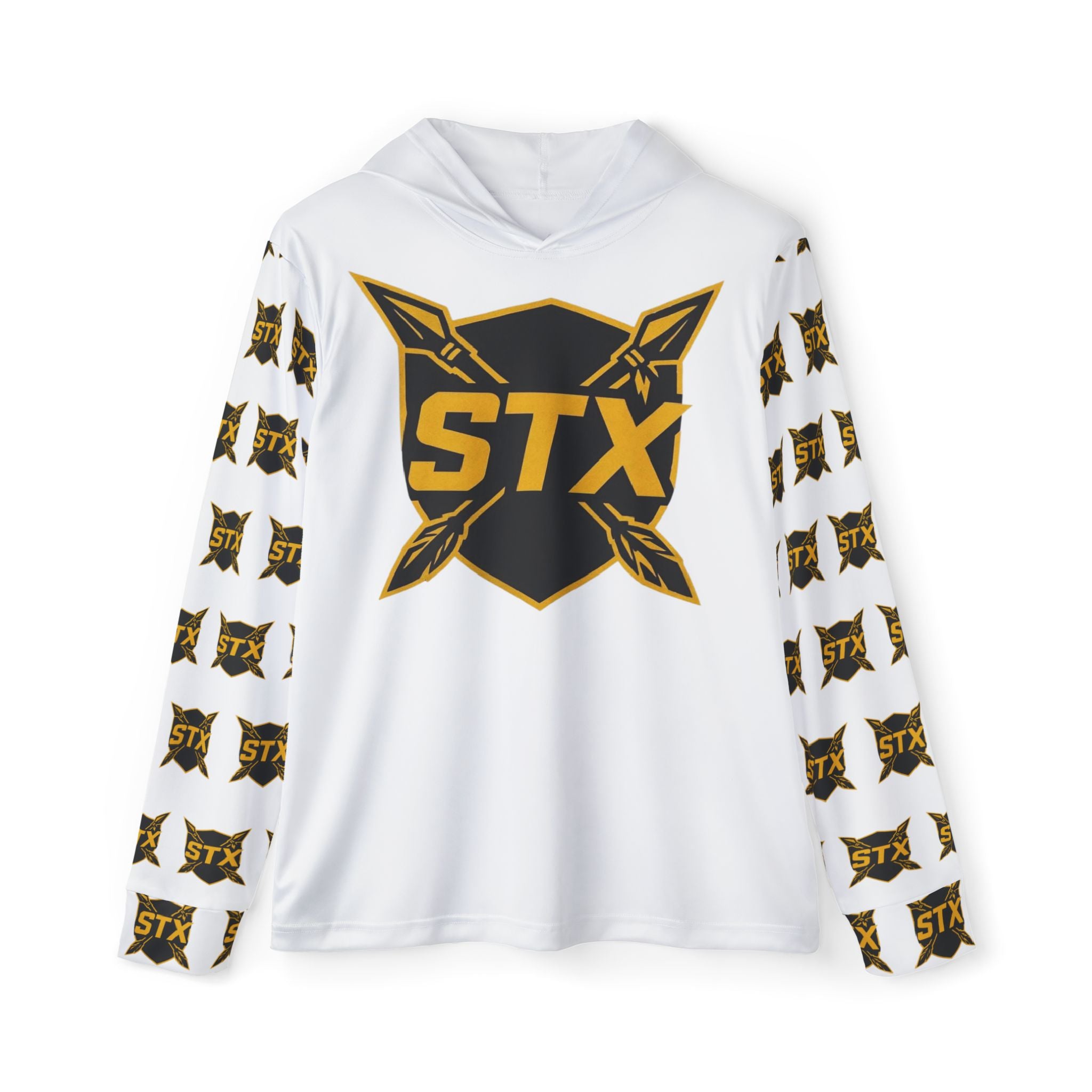 STX Tribal Logo Hoodie — Men's Sports Warmup Performance Hoodie