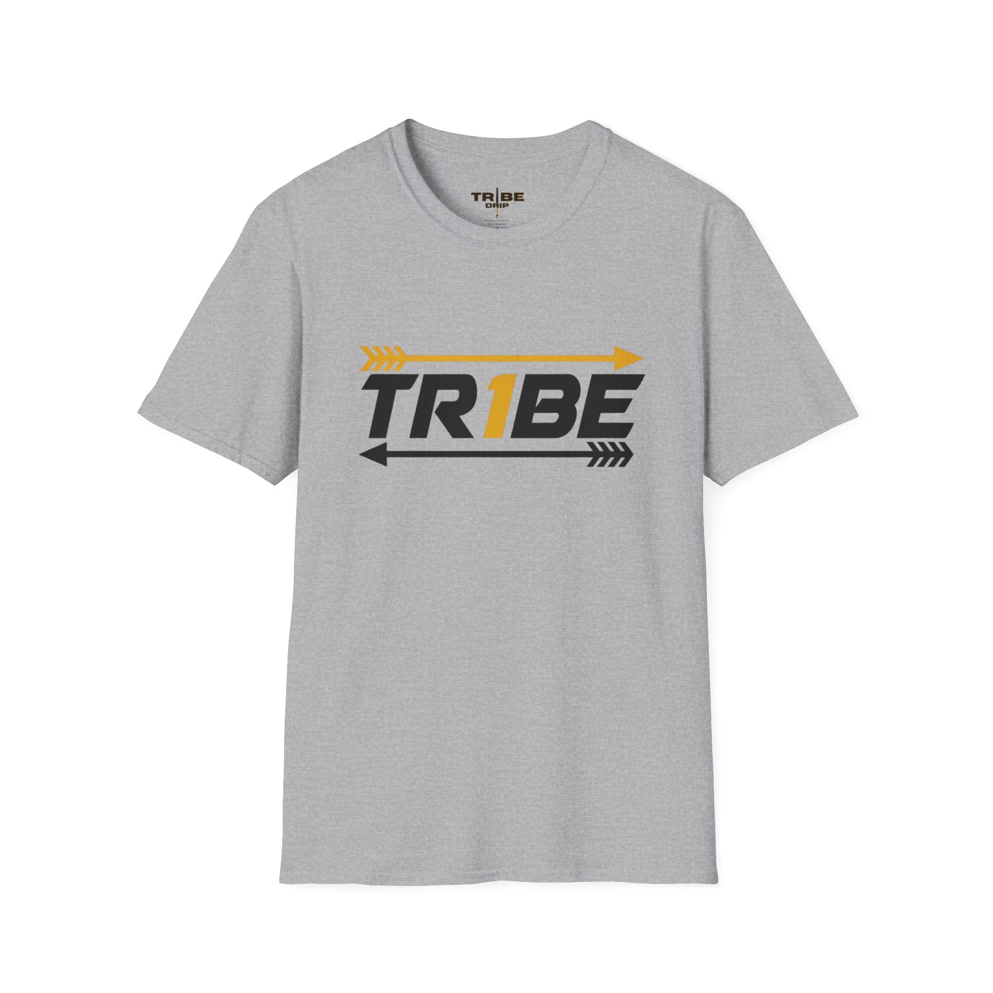 Tribe Arrow T-Shirt — Bold 'TR1BE' Graphic Tee for Team, Sports & Community