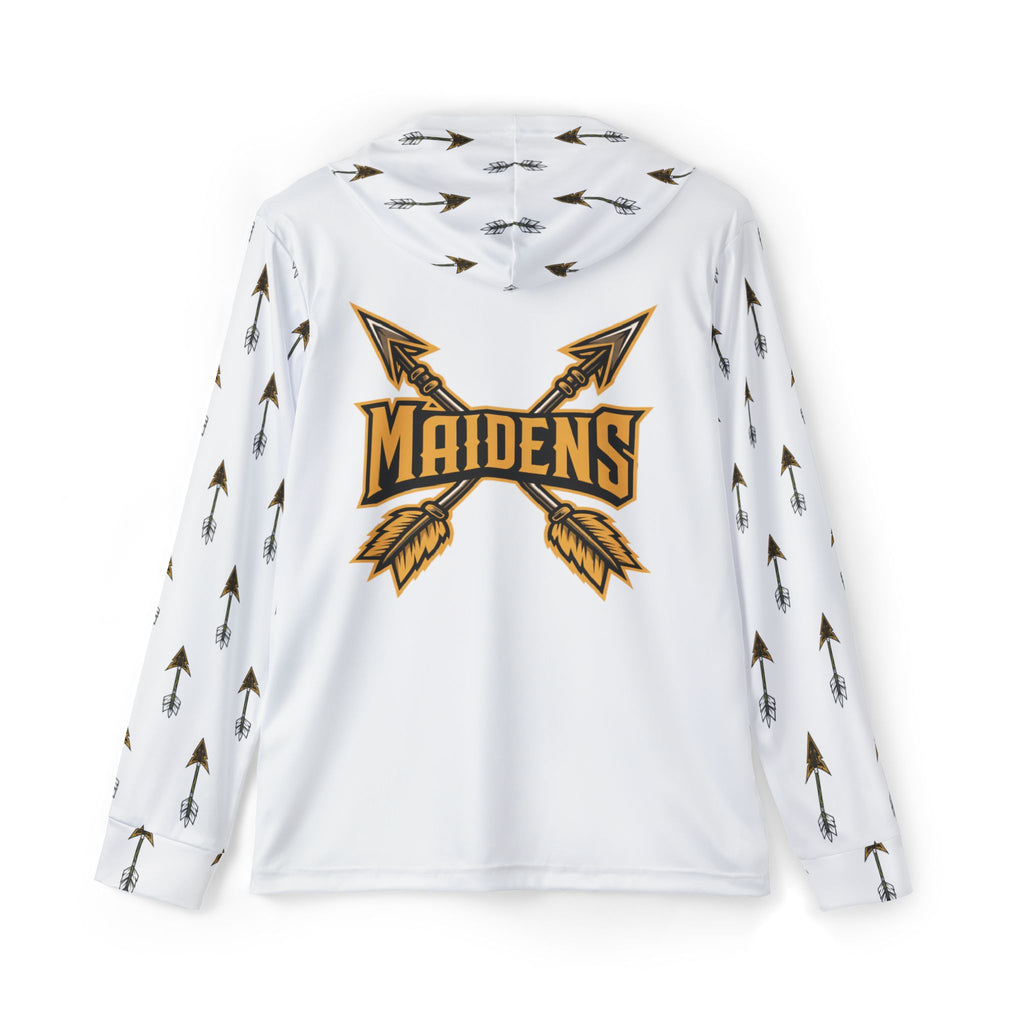 White 'STX' Front & 'Maidens' Arrow Back Athletic Pullover