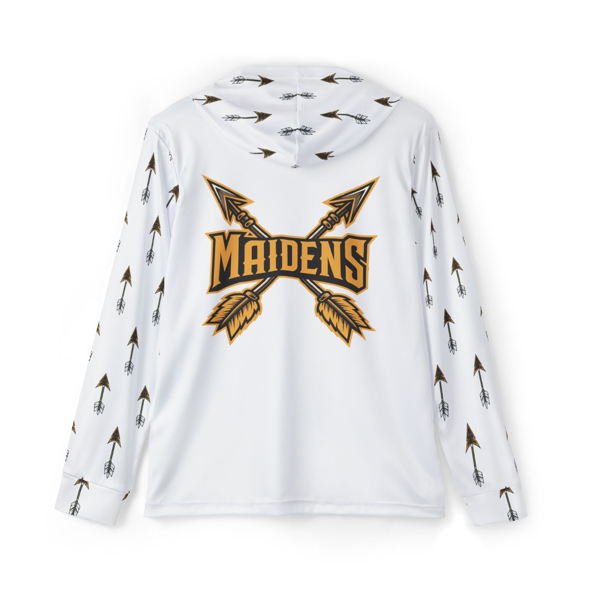 White 'STX' Front & 'Maidens' Arrow Back Athletic Pullover