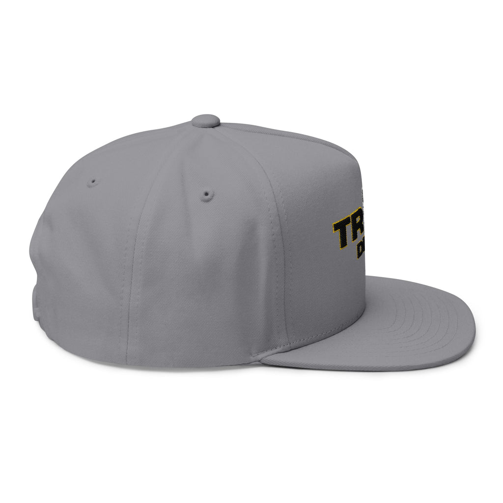 Flat Bill Cap — "TRIBE DRIP" Embroidered Snapback Hat