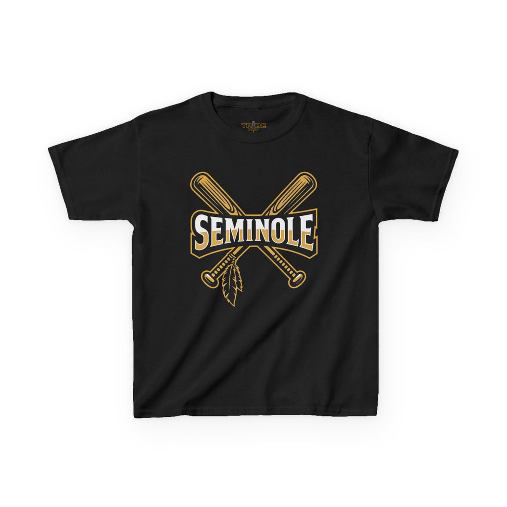 Kids Seminole Baseball T-Shirt - Crossed Bats Logo Tee