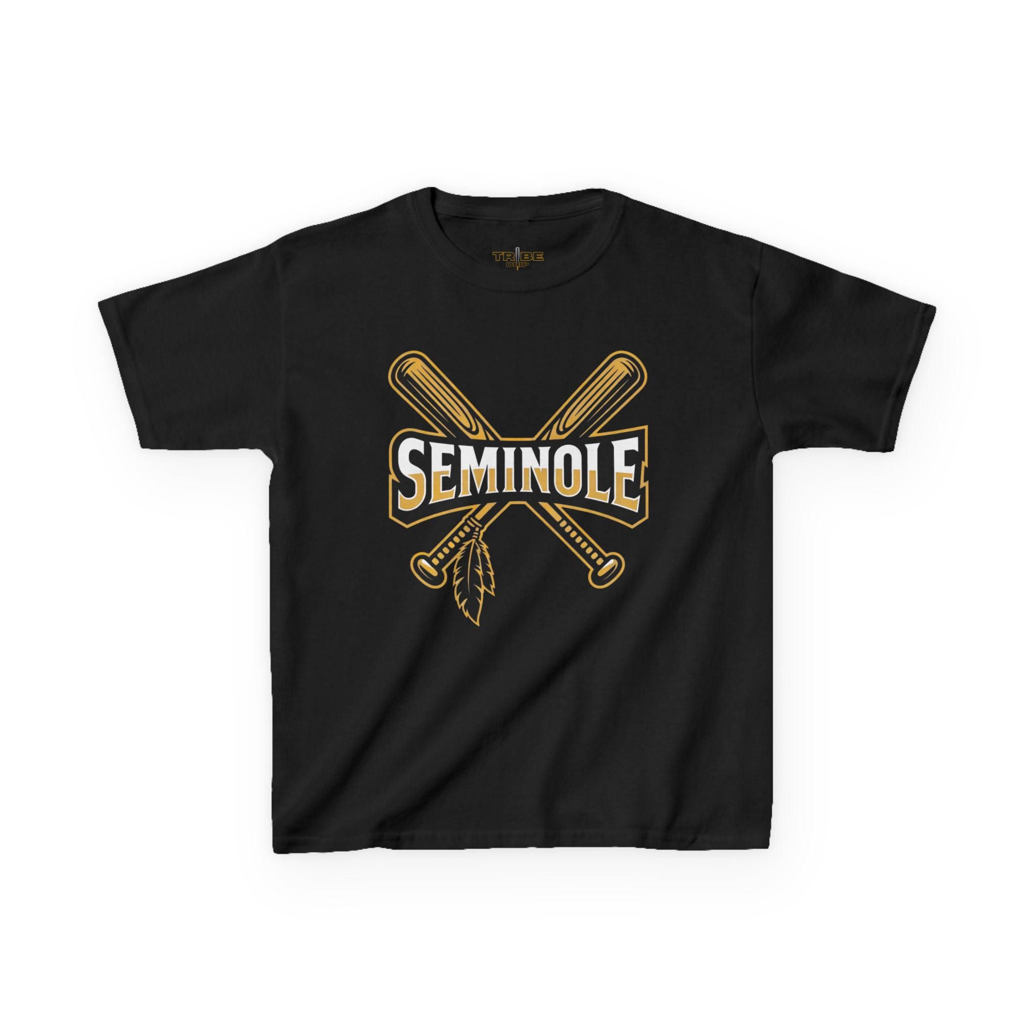 Kids Seminole Baseball T-Shirt - Crossed Bats Logo Tee