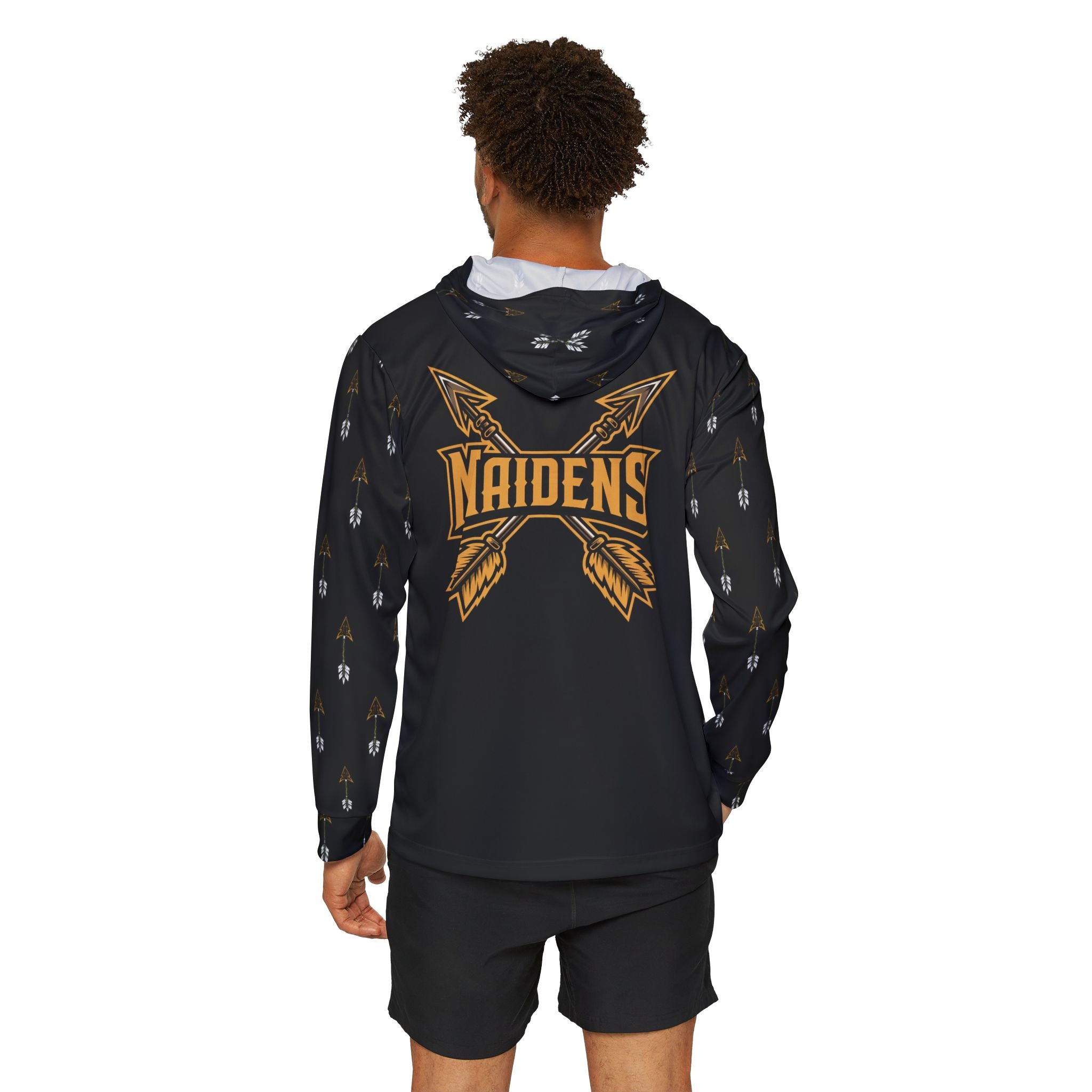 Black 'STX' & 'Maidens' Arrow Back Athletic Pullover