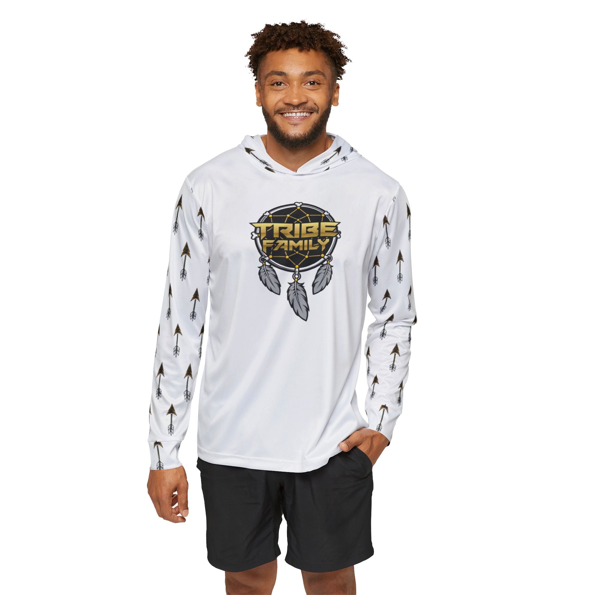 White Tribe Family Dreamcatcher Hoodie – Men's Athletic Warmup Pullover
