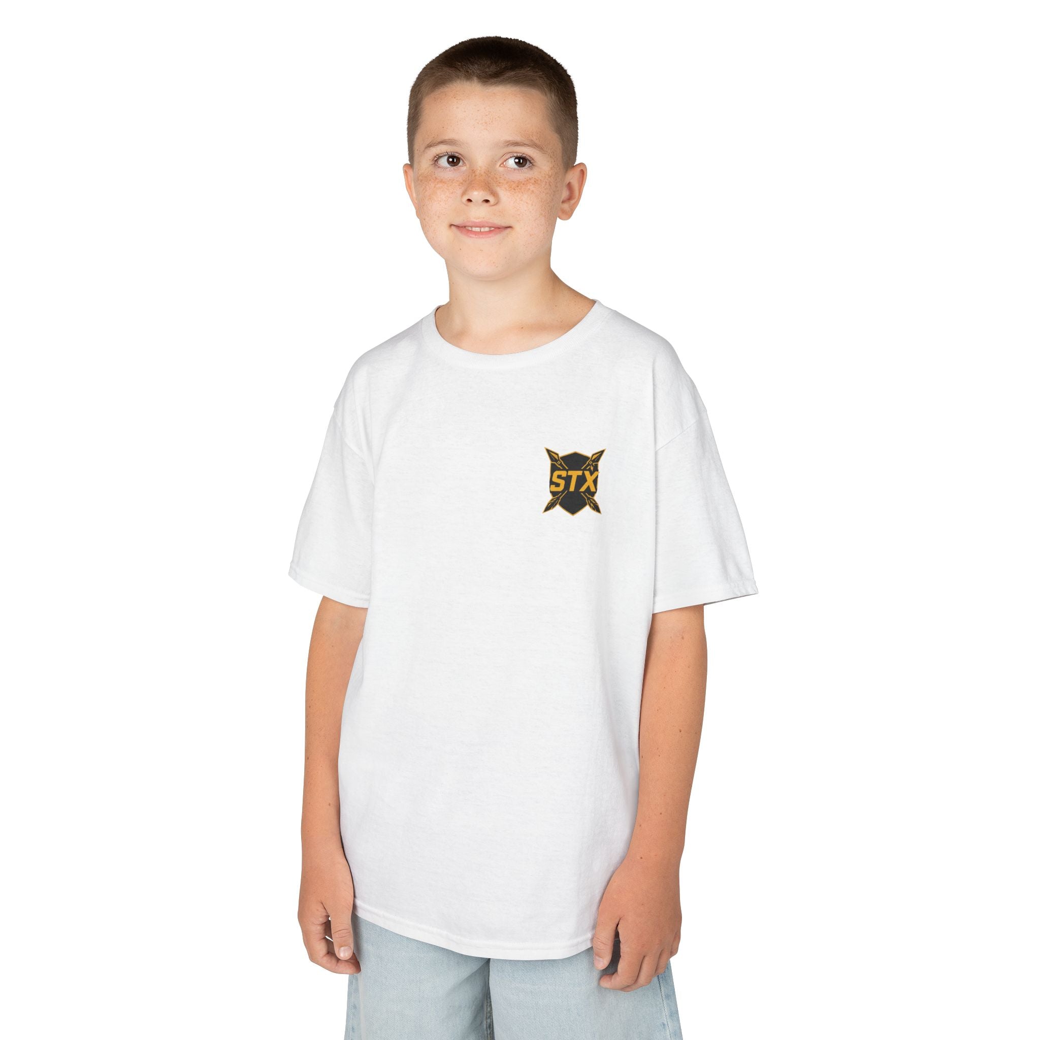 Kids T-Shirt — Golden Native Headdress Graphic