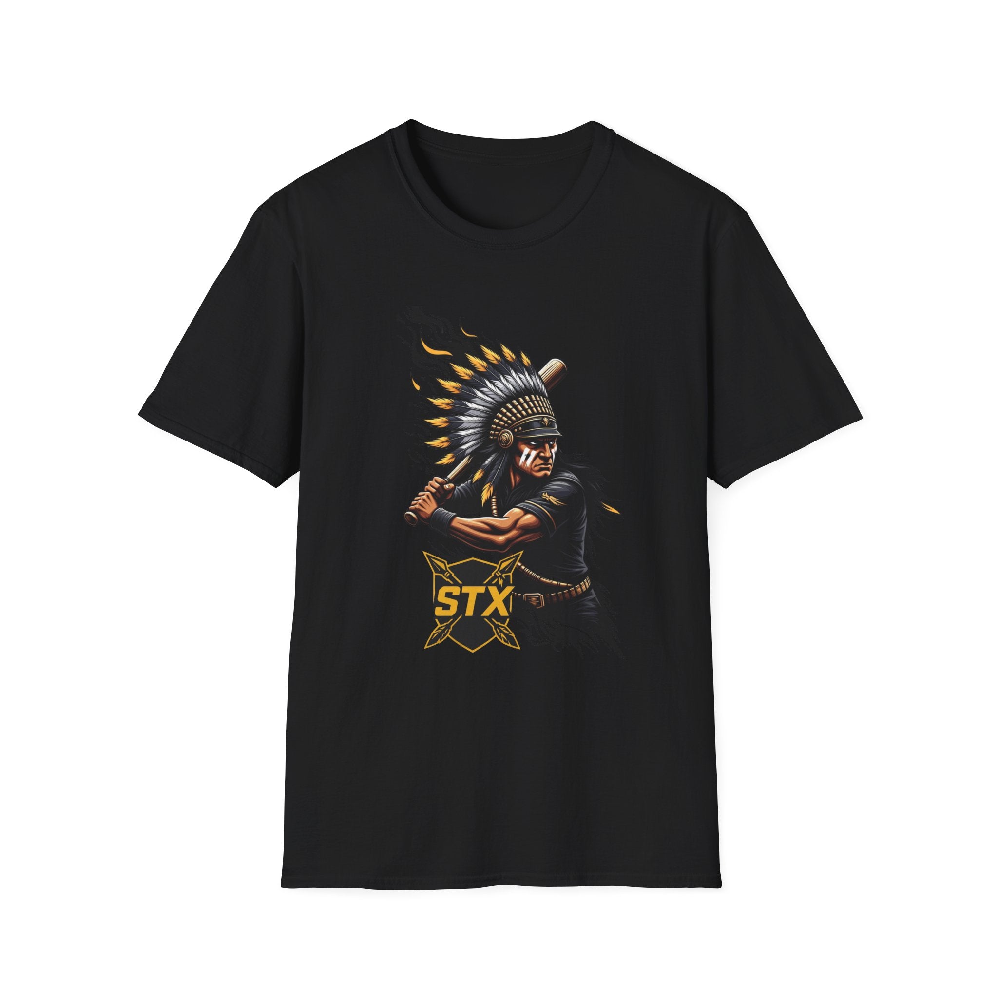 T-Shirt - Warrior Chief Graphic Tee with STX Emblem