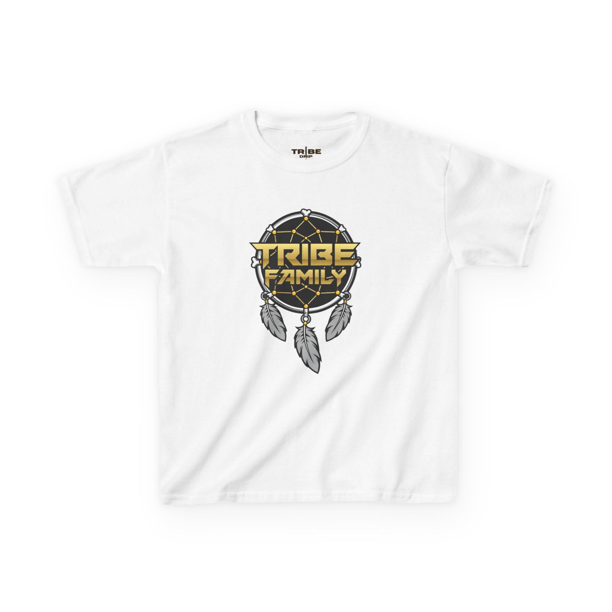 Kids Tee — "Tribe Family" Dreamcatcher Graphic