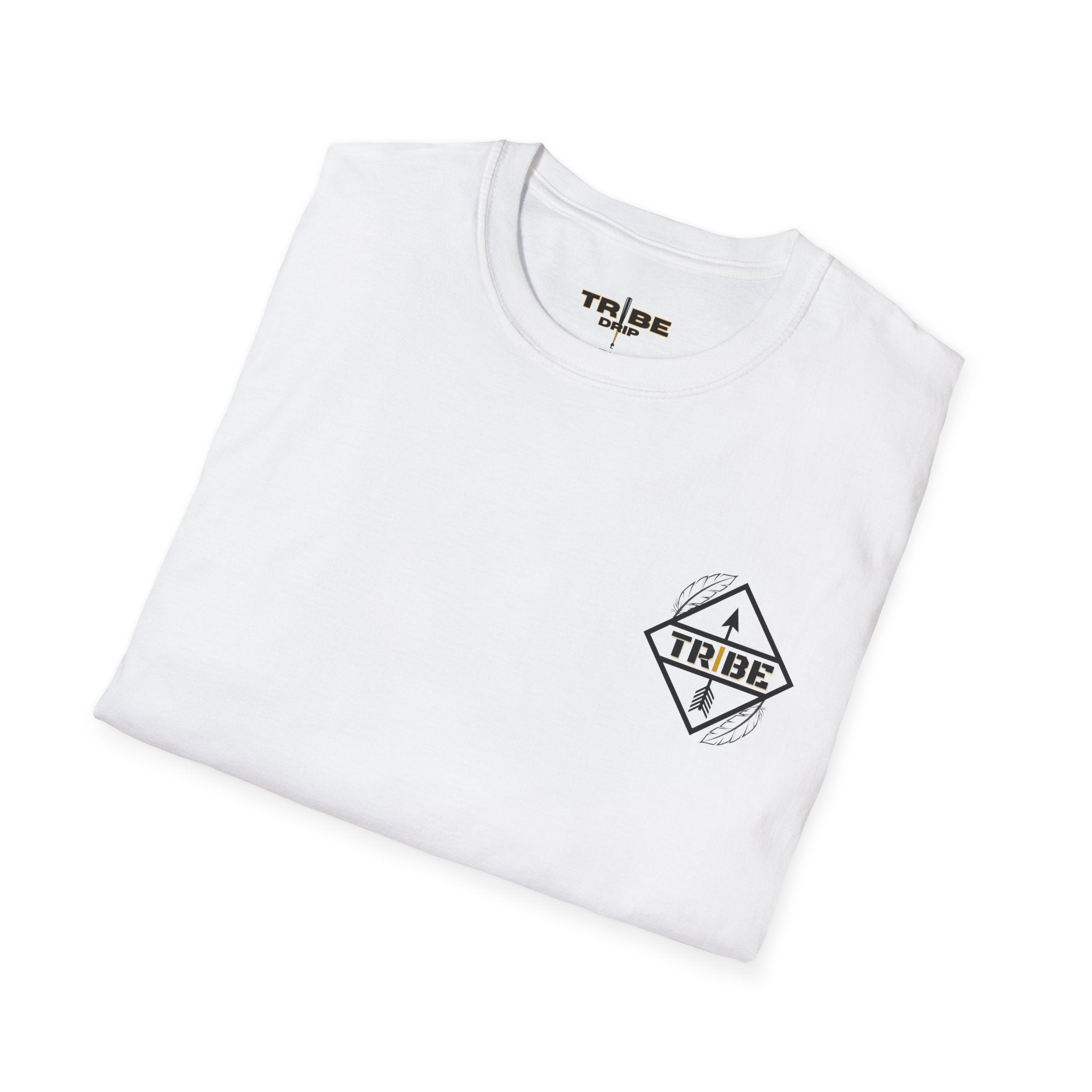 Tribe Warrior Graphic T-Shirt — Native Headdress Baseball Design