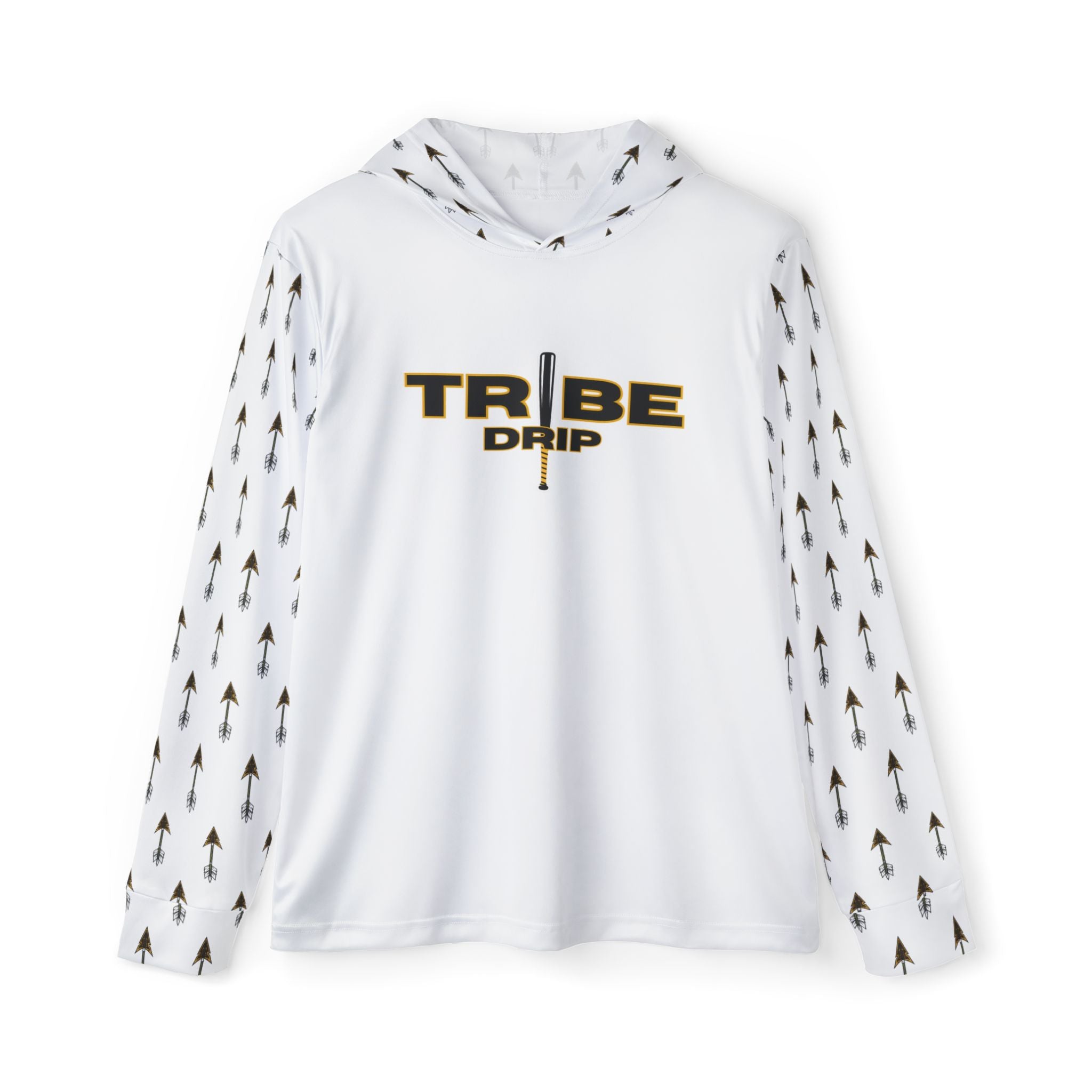 White Tribe Drip Athletic Hoodie — Men’s Sports Warmup Pullover