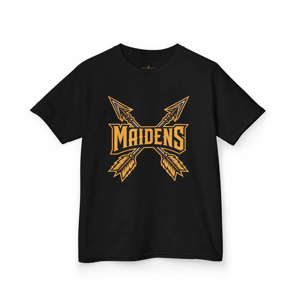 Kids 'Maidens' Arrow Logo Tee — Youth Vintage Athletic Shirt