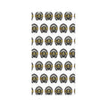 Lightweight Neck Gaiter — Black & Gold Tribal Sun Pattern