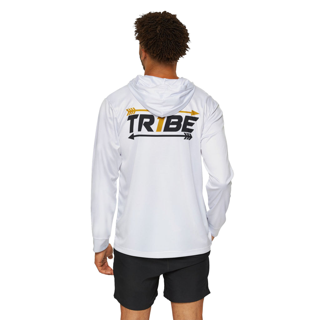 White Tr1be Sports Warmup Hoodie
