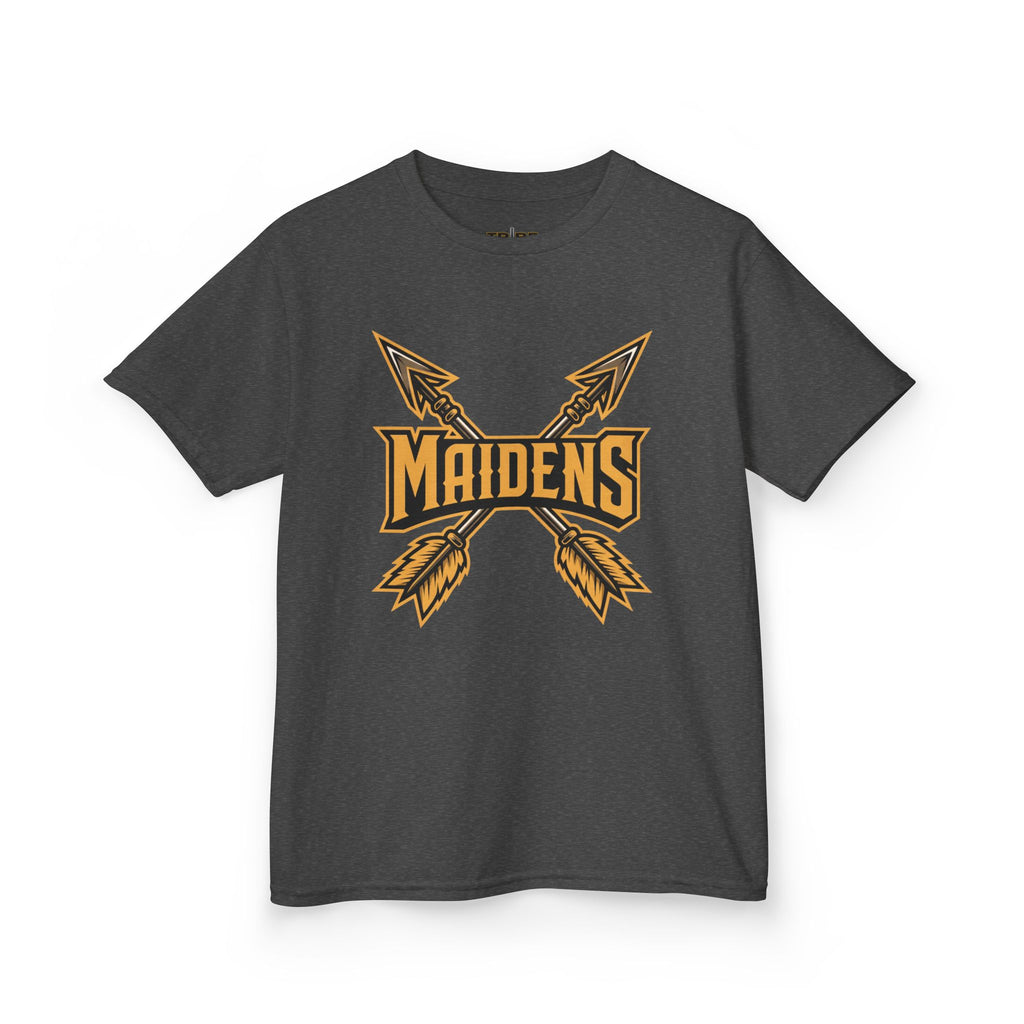 Kids 'Maidens' Arrow Logo Tee — Youth Vintage Athletic Shirt