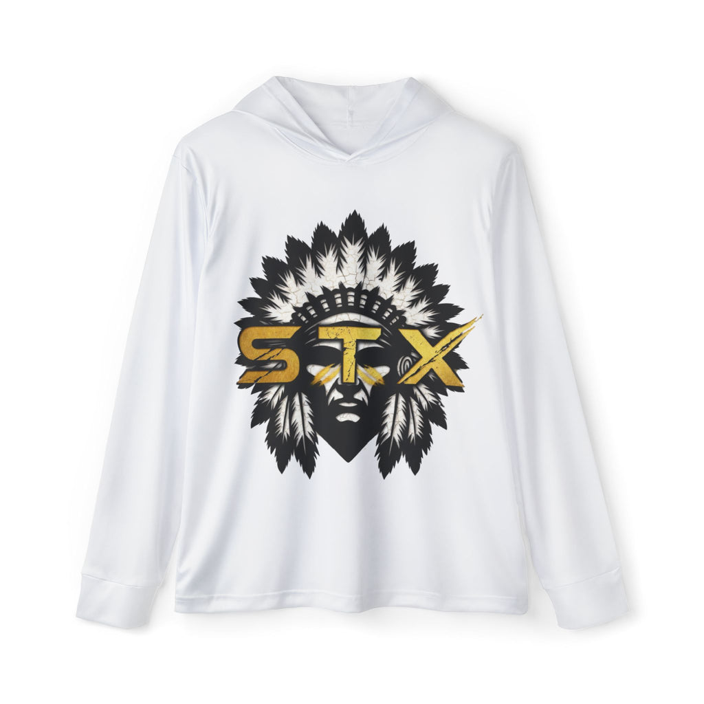 STX Sports Hoodie — Chief Headdress Logo Athletic Warmup Top