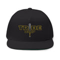 Flat Bill Cap — "TRIBE DRIP" Embroidered Snapback Hat